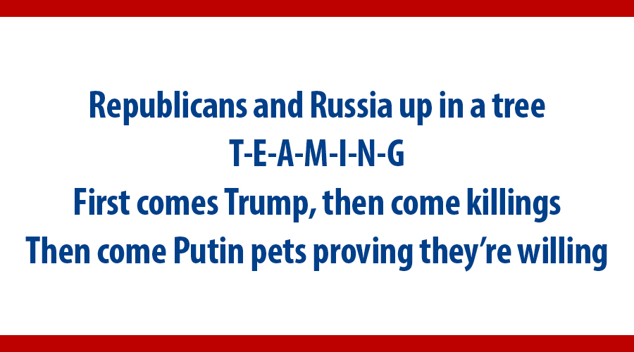 What’s up with Republicans and Russia?